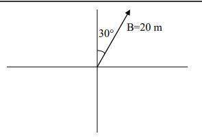 With vectors?  find both the x and y components of the vector below.