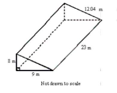 Last one . use formulas to find the lateral area and surface area of the given prism. round your ans