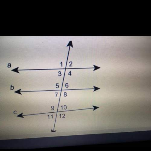 Given a||b and c is not parallel to a or h which of the following are true?  choose all