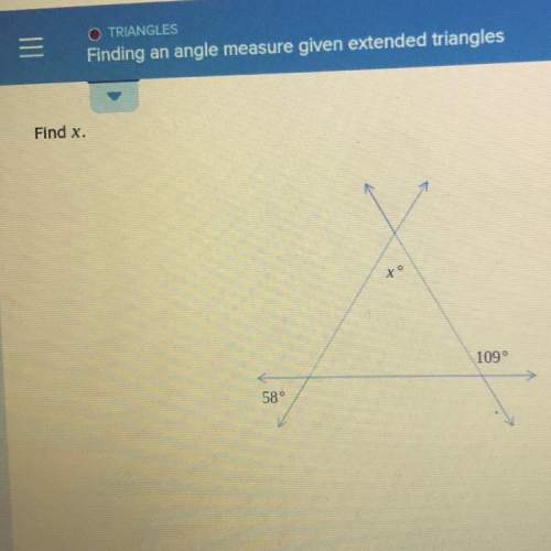 Me with this problem? ? finding an angle measure given extended triangles.