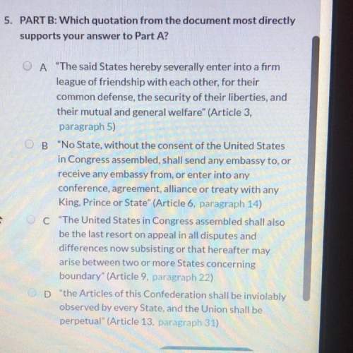 Part a’s q&amp; a was “what is the continental congress’ overall purpose in this document? ” = to cr