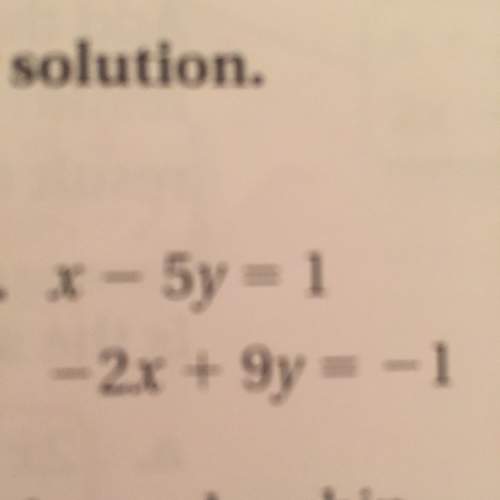 Solve the system of linear equations by substitution
