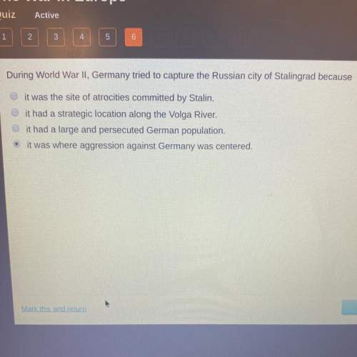 During the world war ii, germany tried to capture the russian city of stalingrad because