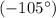 \left(-105^\circ\right)\!