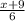 \frac{x+9}{6}