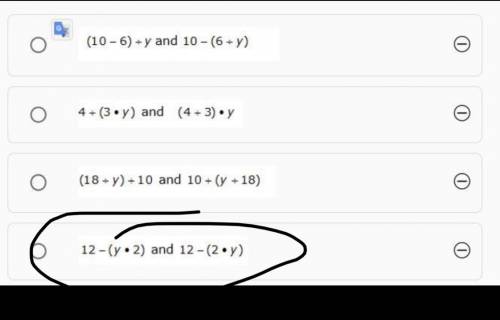 9.

Which two expressions are equivalent?
plsss i have 5 ins to get this questoion pls elp