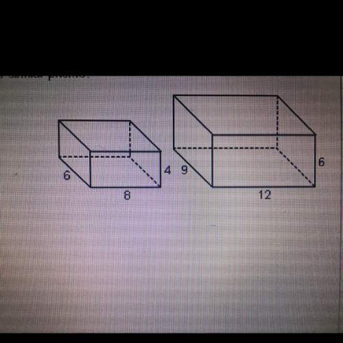 What is the similarity ratio of the smaller to the larger similar prisms?