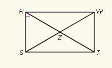 Find the value of x.  rt = 2x + 4 sw = 6x - 20