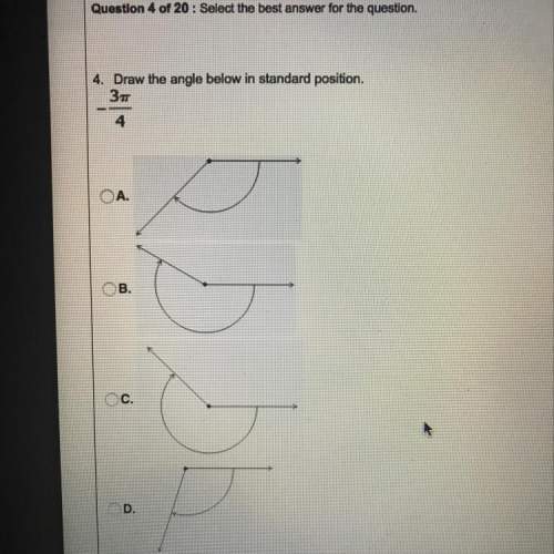 Draw the angle below in standard position. -3pi/4