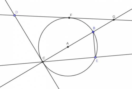 1. Explain the difference between circumscribed angles and inscribed angles in relationship to a cir