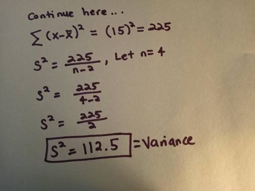 What is the variance of 4,7,5,9? how do i find the answer?