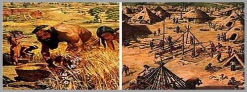 During the Neolithic Revolution, how did people change and how did their technology change?