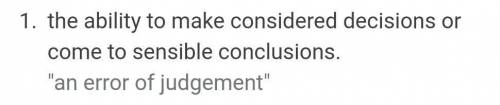 Please explain what exactly feeling vs judgement means in literary terms