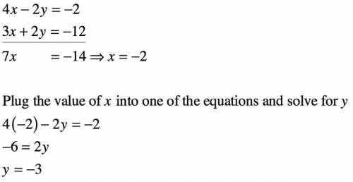 Plspls pls help

Solve the system of equations below then check the solution both algebraically and