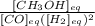\frac{[CH_3OH]_{eq}}{[CO]_{eq}([H_2]_{eq})^2}