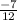 \frac{-7}{12}