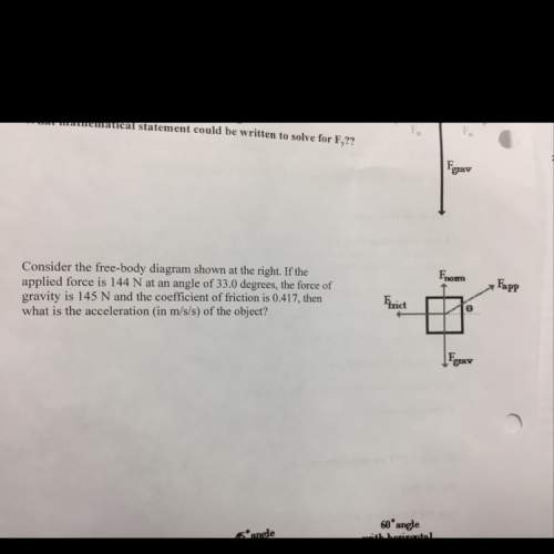 What is the acceleration (in m/s/s) of the object ?