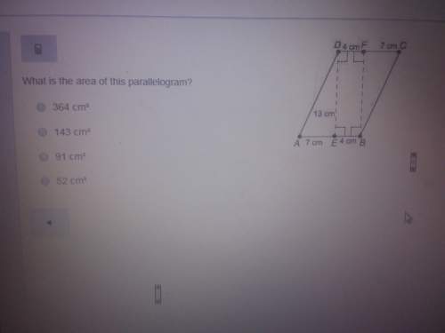 What is the area of this parallelogram