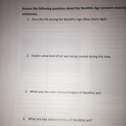 (art history)  answer these 4 questions for 50 points in 3-4 sentences! youuu : )