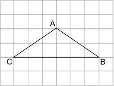 Which statement best describes the area of triangle abc shown below?  it is one-ha