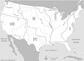 Me  which area on the map shows the louisiana purchase?  a.