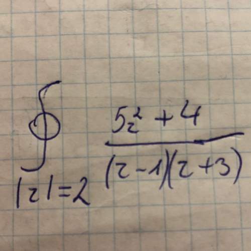 Calculate using cauchys integral formula