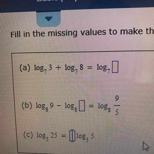 Fill the missing values to make the equations true.