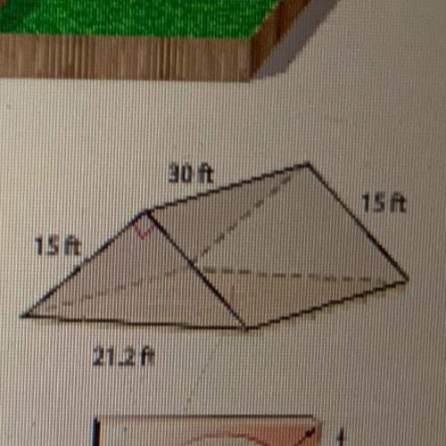The attic shown is a triangular prism. insulation will be placed inside the walls, not including the