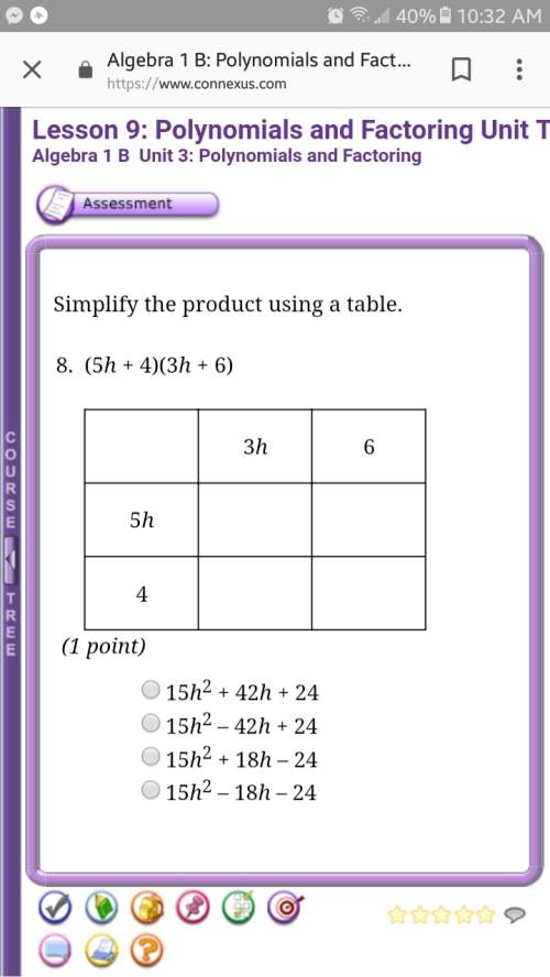 7. simplify the product using the distributive property.  (5h - 3)(3h + 7) (