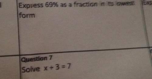 Express 69% as a fraction its lowest form