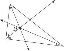 Which image shows the triangle's incenter? appreciate the !
