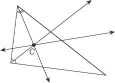 Which image shows the triangle's incenter? appreciate the !