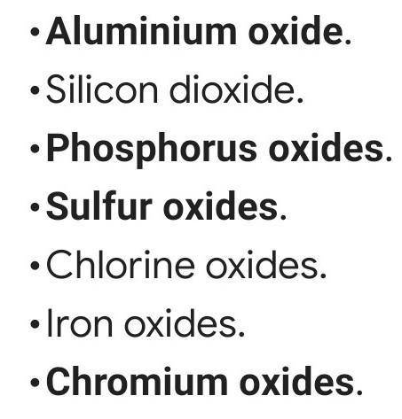 List of acid oxides
list of acid oxides
list of acid oxides