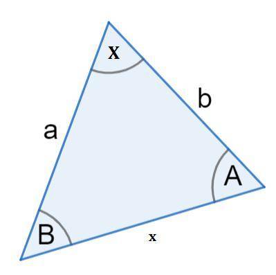 Find the area of the triangle. If necessary round the answer to decimal places x=20 degrees b=11 c=5