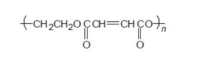 Maleic anhydride reacts with ethylene glycol to produce an alkyd resin. Draw thestructure of the con
