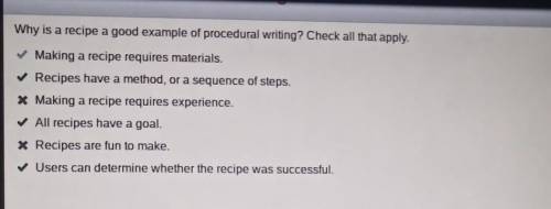 Mester Z IC

Recipe as Procedural Writing
Why is a recipe a good example of procedural writing? Chec