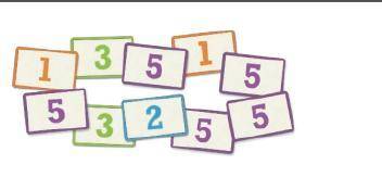 5. Because the the probability that each number will be selected is not , the group of cards is not