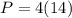 P=4(14)