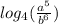 \large{ log_{4}( \frac{ {a}^{5} }{ {b}^{6} } ) }