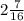 2\frac{7}{16}