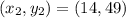 (x_{2}, y_{2}) = (14, 49)