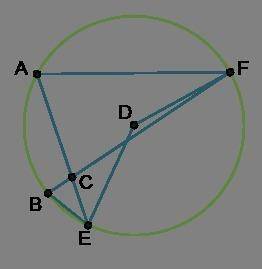 Circle D is shown. Angles F A E, F D E, and F B E intercept arc F E. ∠FAE measures 72°. What other a