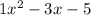 1x^2-3x-5