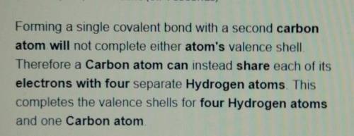 Can carbon atoms share electron with four hydrogen atoms to form a methane molecule? Explain.