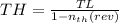 TH=\frac{TL}{1-n_{th} (rev)}
