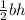 \frac{1}{2}bh