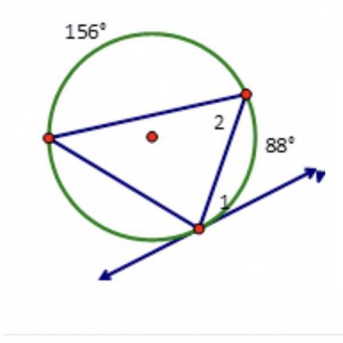 Find the measure of angle 2.