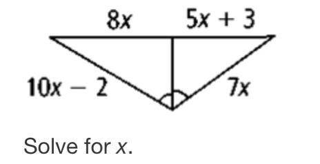 Solve for X HELP ASAP