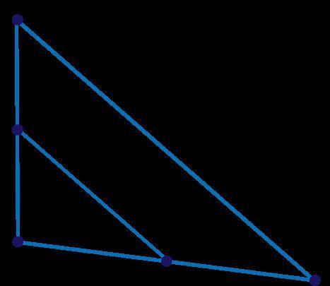 In ΔCAB, if m∠A = 10x + 9, m∠B = 34°, and m∠C = 97°, what is the value of x? triangle CAB, point E i