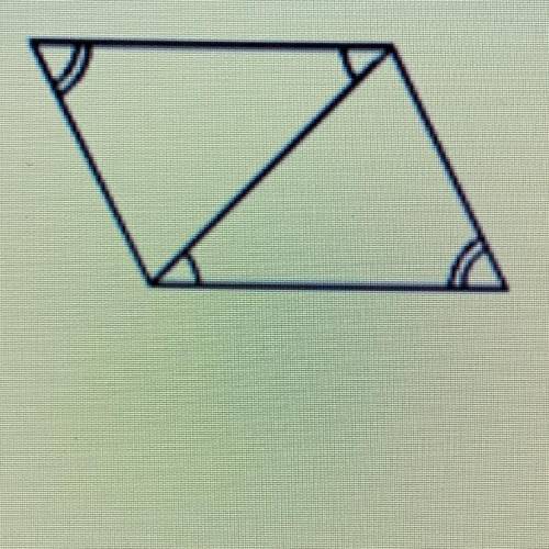 Based on the markings, EXPLAIN why each figure is or is not be a parallelogram.